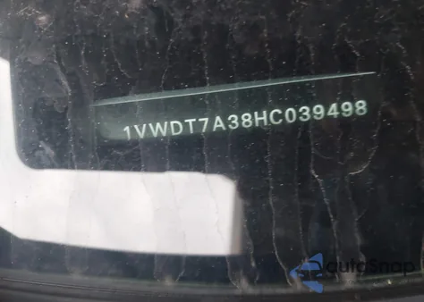 2017 Volkswagen Passat 1.8T R-Line from USA, damaged, VIN 1VWDT7A38HC039498